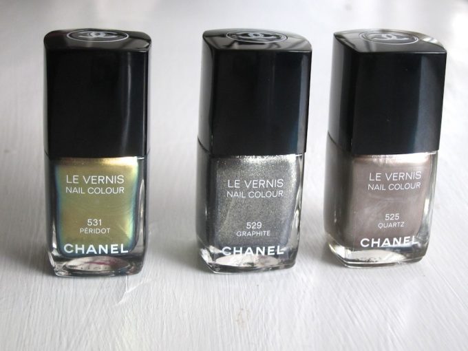 Chanel neglelak efterår 2011: Peridot, Graphite og Quartz