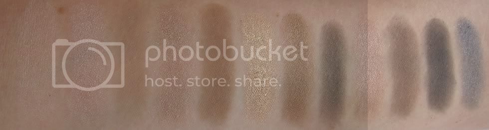 Urban Decay Naked swatches