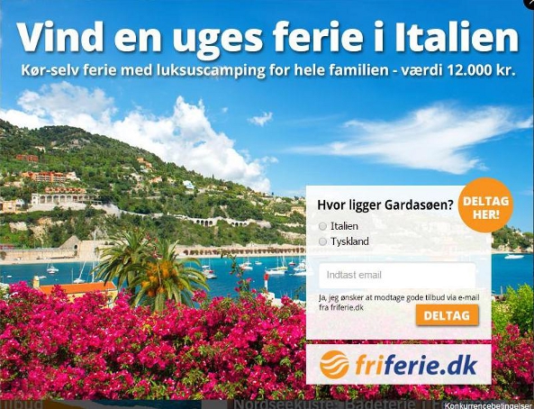 Vind en uges ferie til Italien med Fri Ferie
