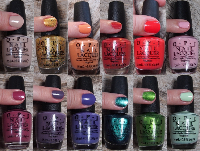 OPI Hawaii Swatches