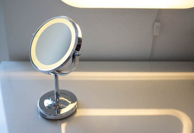 Min julegave: BaByliss makeup spejl LED lys - PUDDERDÅSERNE