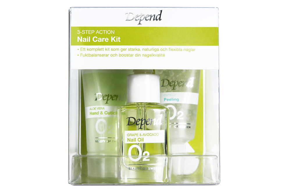 O2 Depend 3-Step Action Nail Care Kit