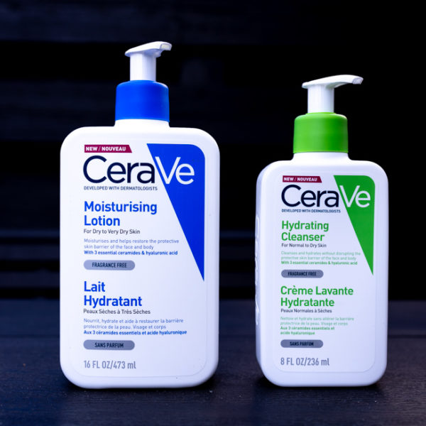 Cerave moisturising lotion og hydrating cleanser