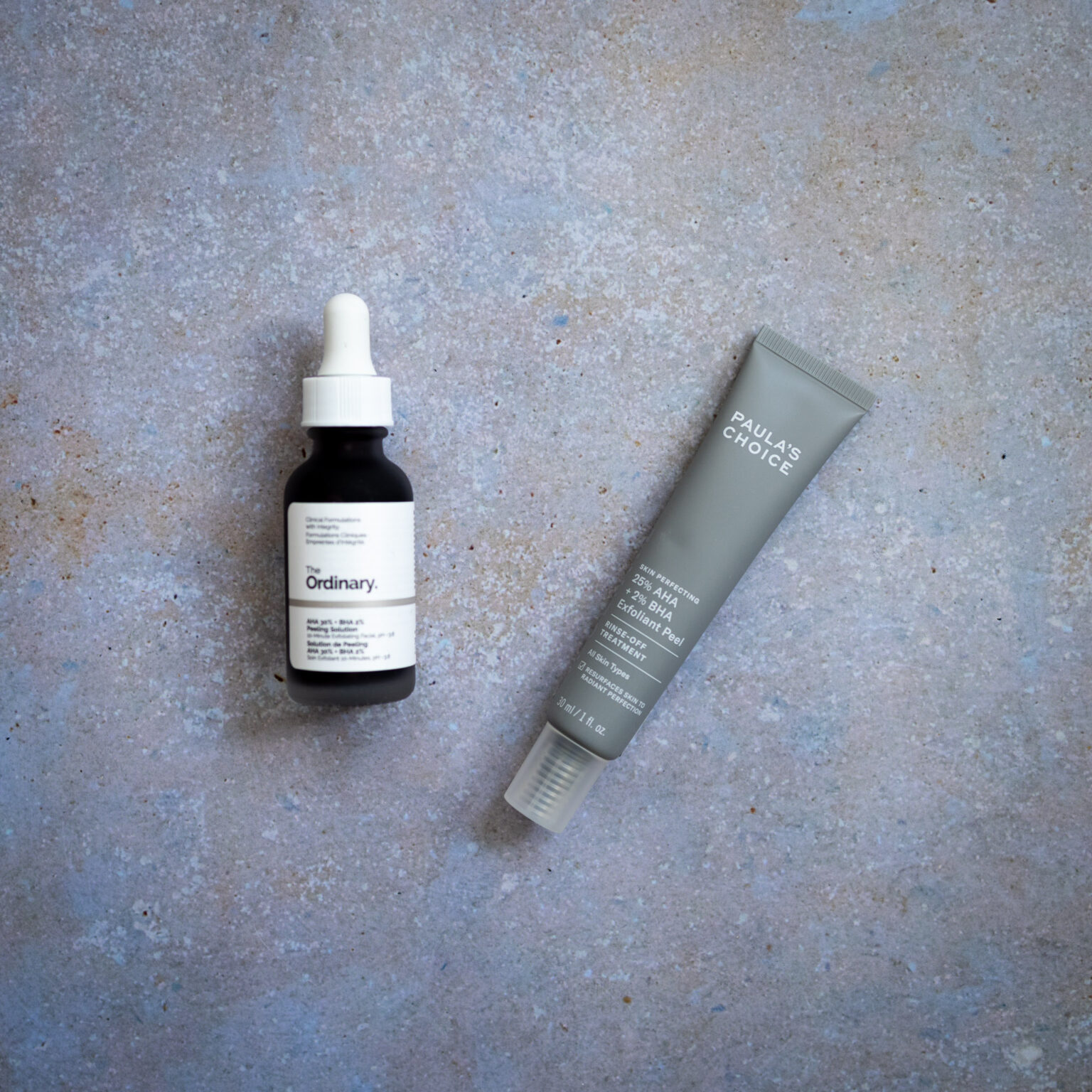 Anmeldelse Paula's Choice 25 AHA + 2 BHA vs. The Ordinary AHA 30