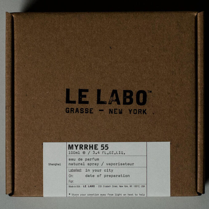 Olfaktorisk onsdag: Le Labo Myrrhe 55